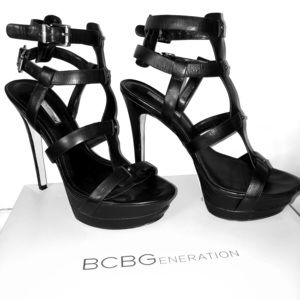 BCBG gladiator sandals